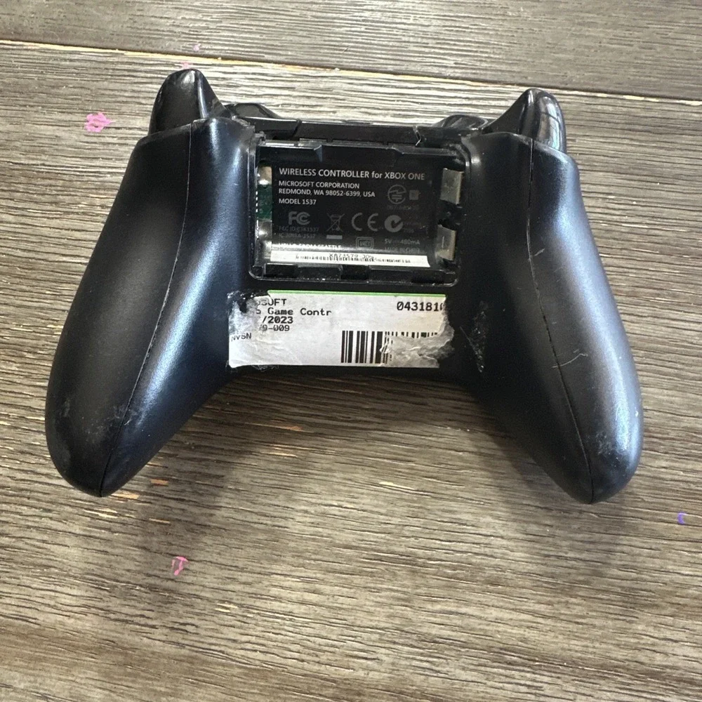Microsoft Xbox One‎ Wireless Controller Official OEM Black Model 1537 Untested